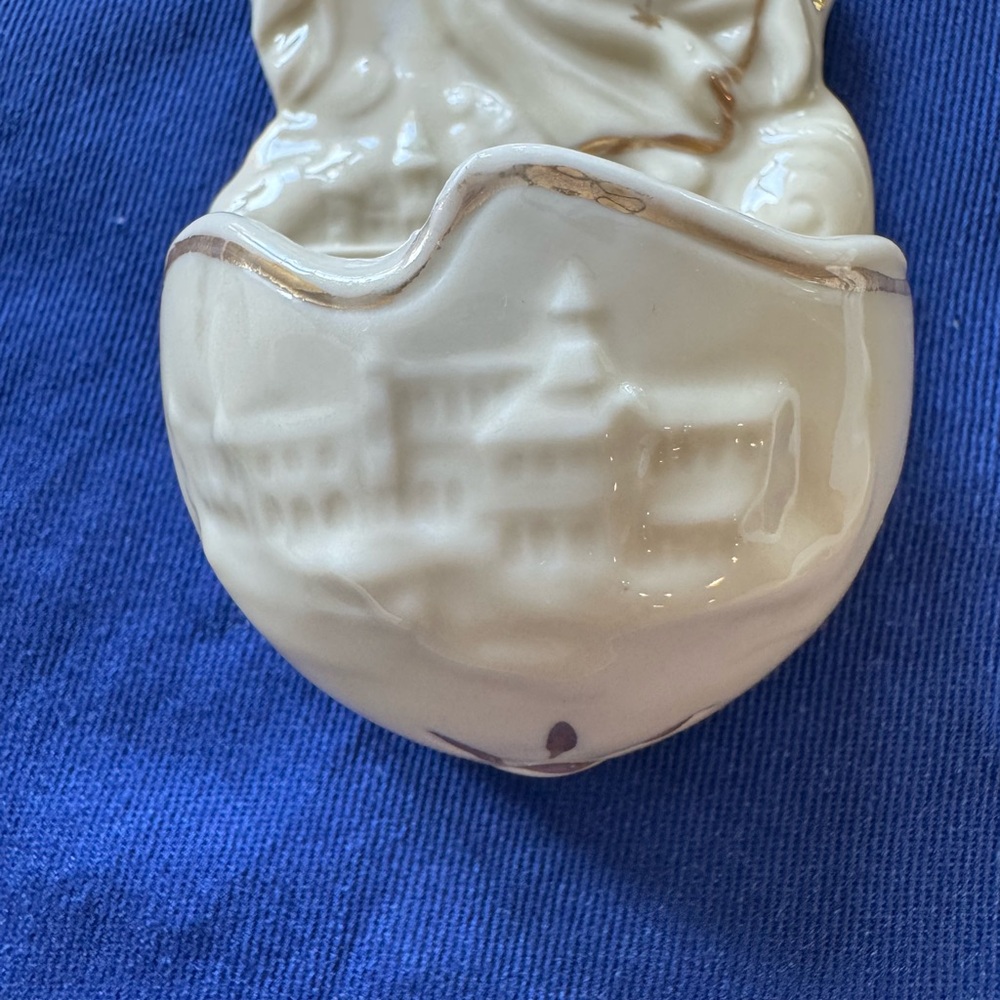 Vintage Angel & Baby Holy Water Fonts Set of 2 Porcelain 5”x2” - Picture 6 of 10